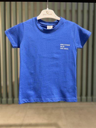 Azul Oscuro Unisex Bebek T-shirt